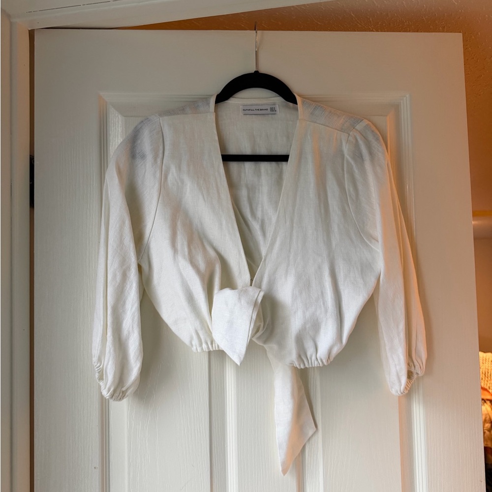 Faithful the Brand Linen top XS